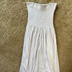 White swimsuit coverup